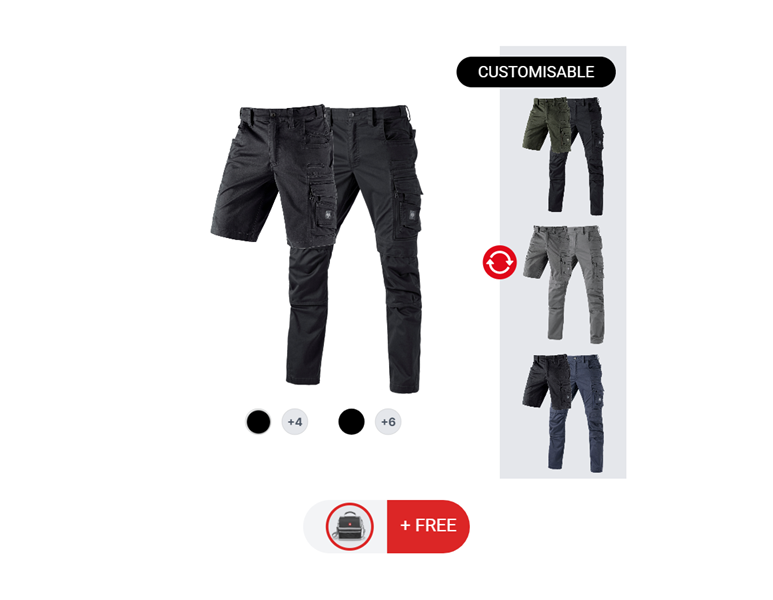 MEN’S SET: Trousers + Shorts e.s.motion ten