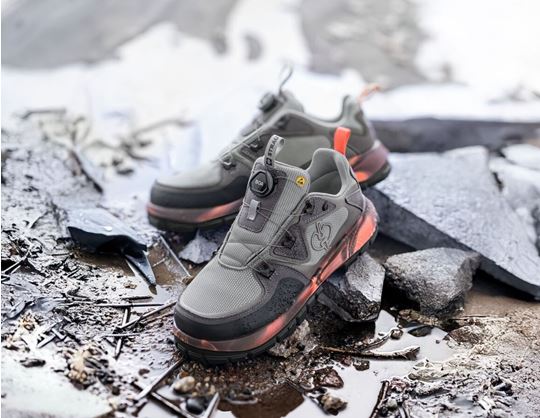 Vy 1, S7S ­skyddsskor e.s. Altadena low, antracit/varselorange