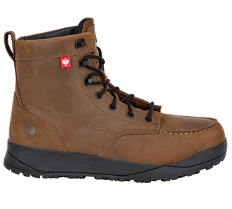 Main view, S3 Safety boots e.s. Omaha mid, carobbrown