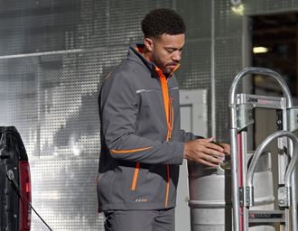 Vy 3, Softshell­jacka e.s.​motion 2020, antracit/varselorange