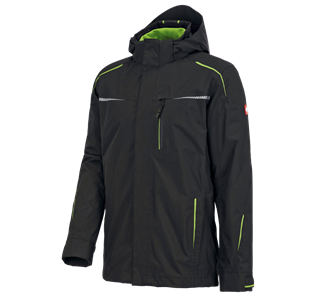 Main view, 3 in 1 functional jacket e.s.​motion 2020, men's, black/seagreen