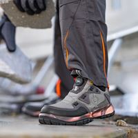 Vy 3, S7S &shy;skyddsskor e.s. Altadena low, antracit/varselorange