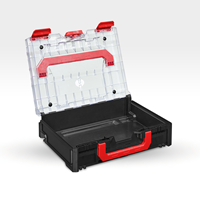 View 3, STRAUSSbox 118 midi, black/clear