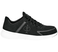 Huvudvy, S2 skyddslångskor e.s. Rom low, svart/vit