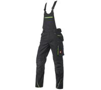 Huvudvy, Hängselbyxa e.s.​motion 2020, svart/sjögrön