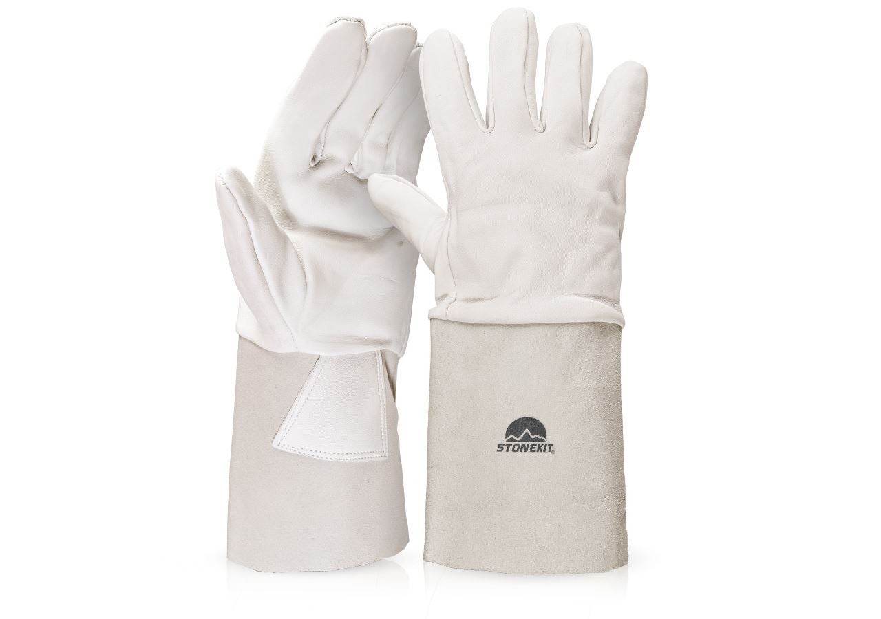 Leather: Nappa leather welder's gloves