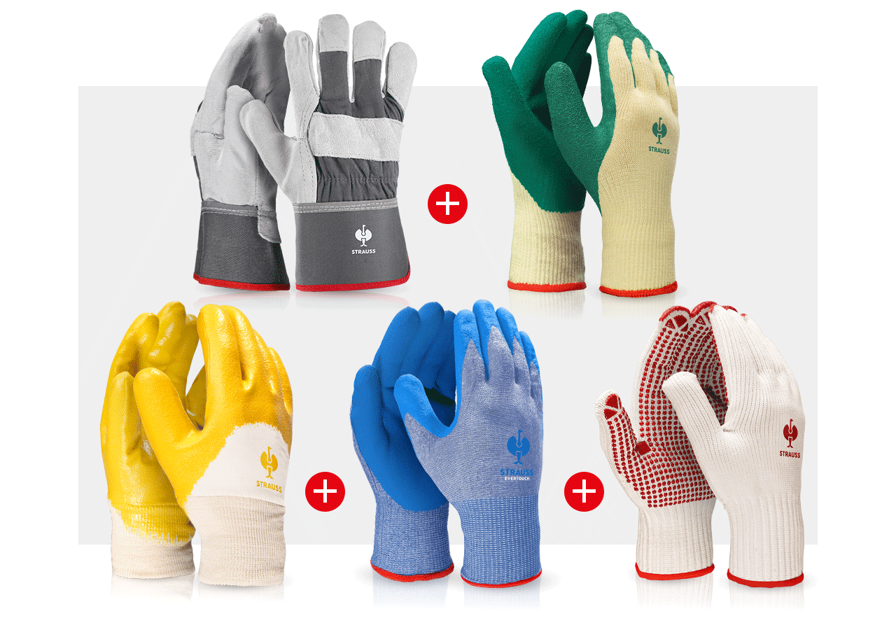 Personal Protection: Gloves – professional set construction