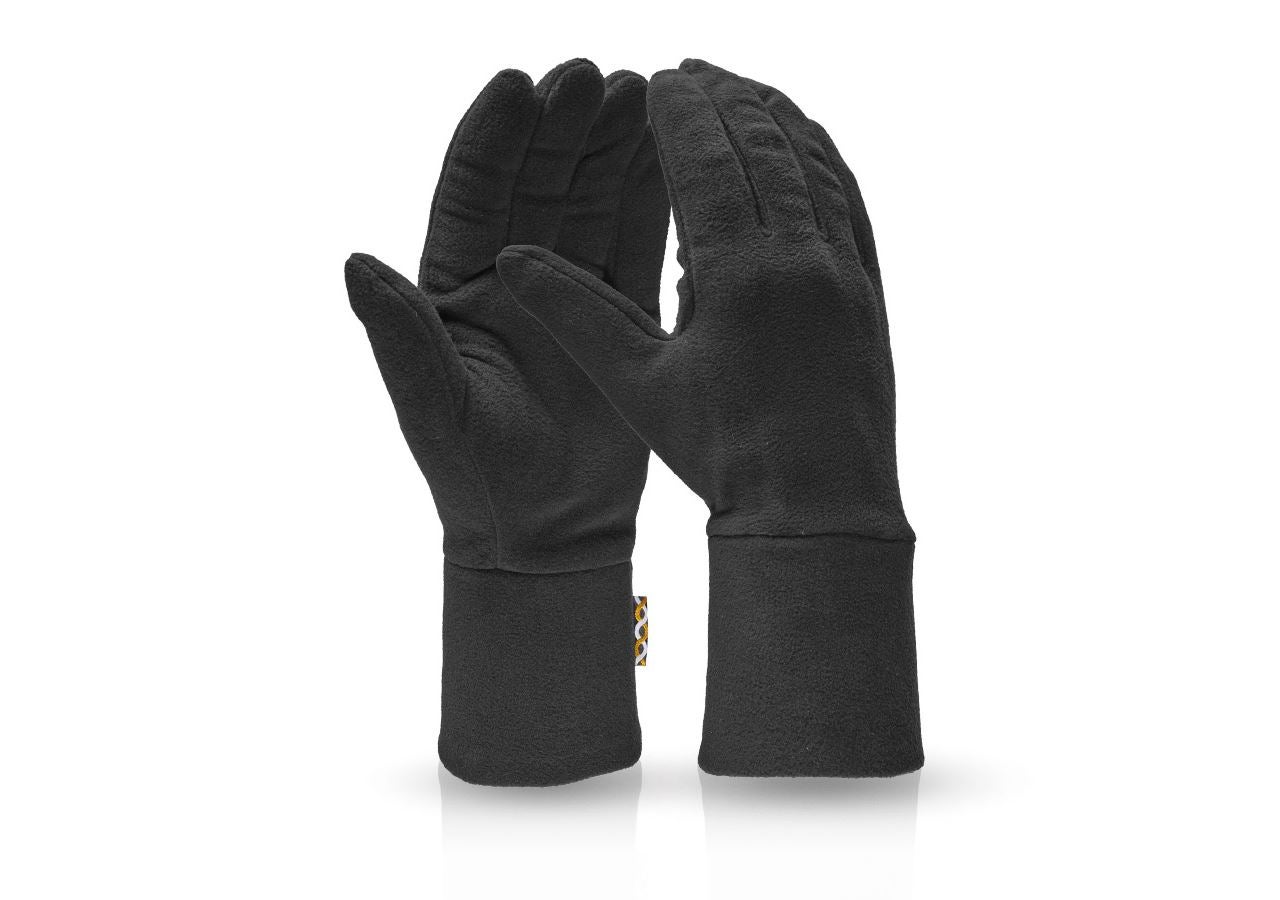 Accessories: e.s. FIBERTWIN® microfleece gloves + black