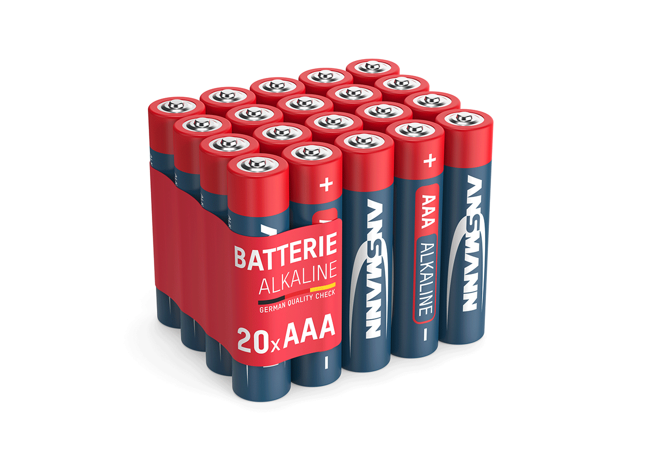 Verktyg: Ansmann Micro AAA batterier- ekonomipack, 20 styck