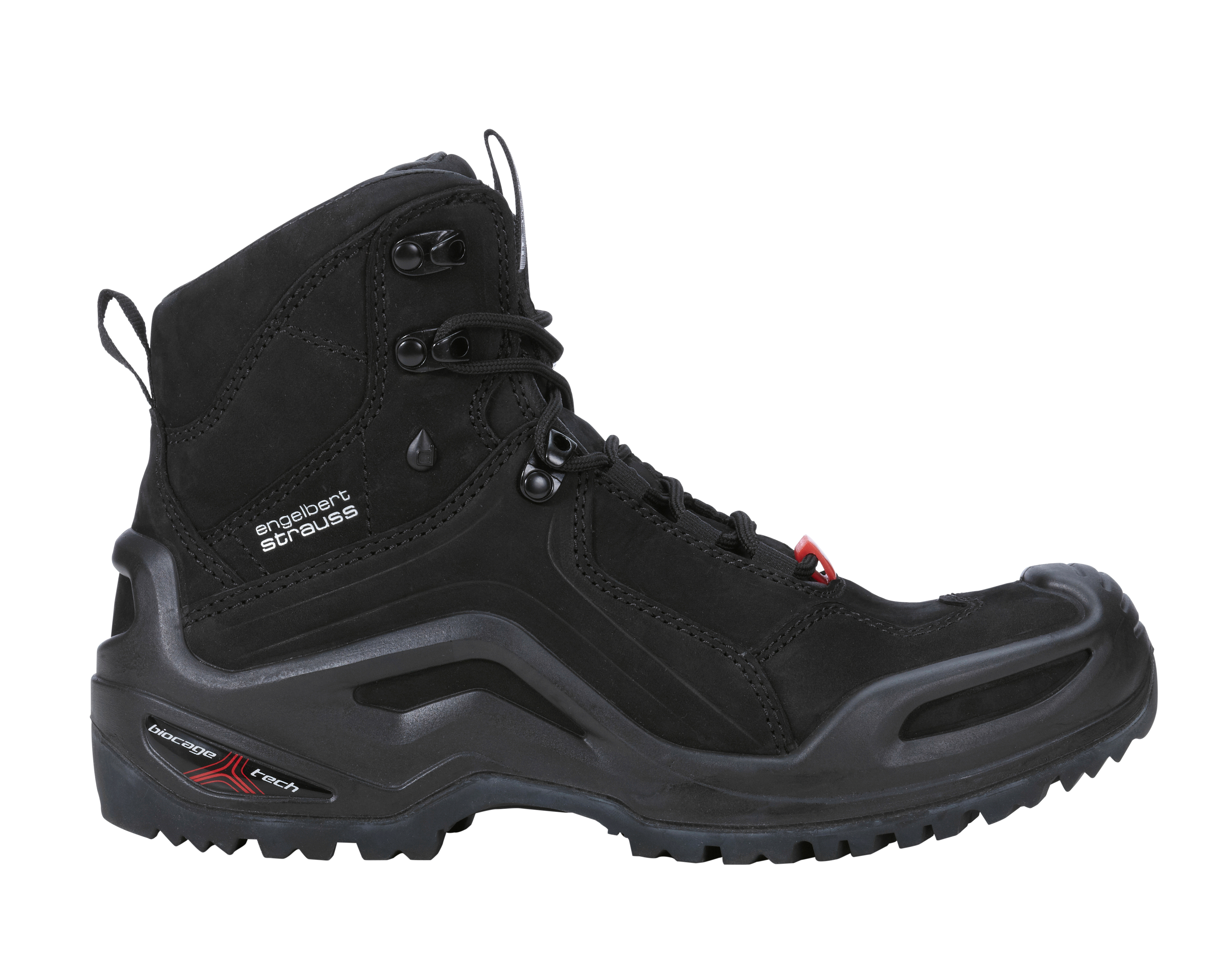 O2: e.s. O2 Work shoes Themisto mid + black