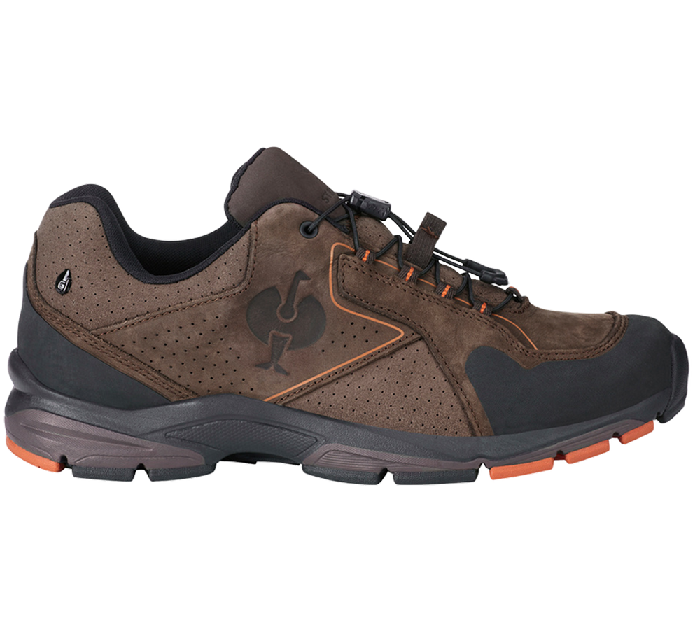 O2: O2 Arbetsskor e.s. Minkar Leder II + bark/koppar