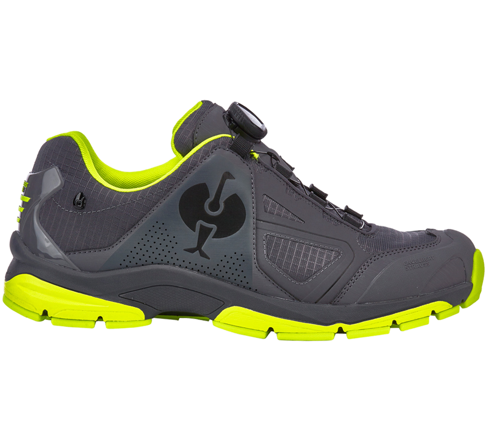 O2: O2 Work shoes e.s. Minkar II + anthracite/high-vis yellow