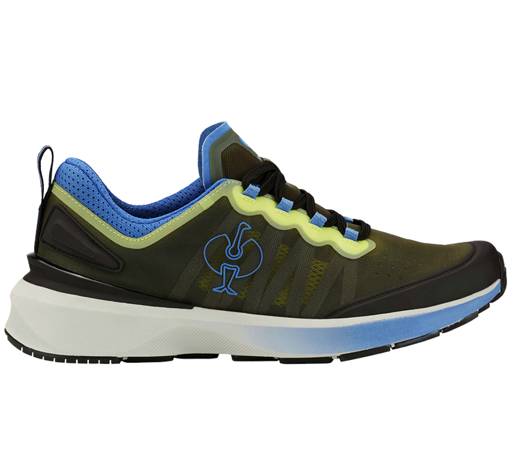 O1: O1 Work shoes e.s. Gambela + junipergreen/lilyblue