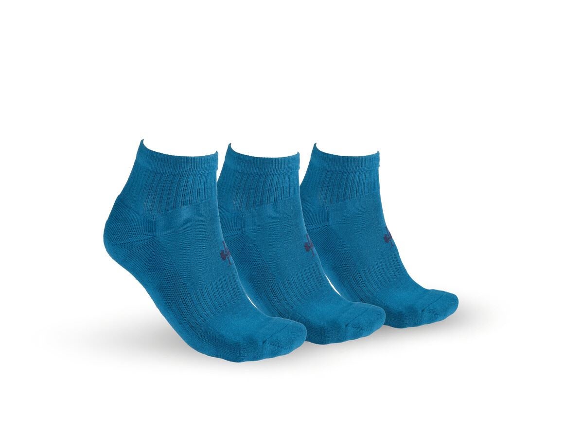 Socks: e.s. Allround socks Classic light/mid,pack of 3 + atoll/navy