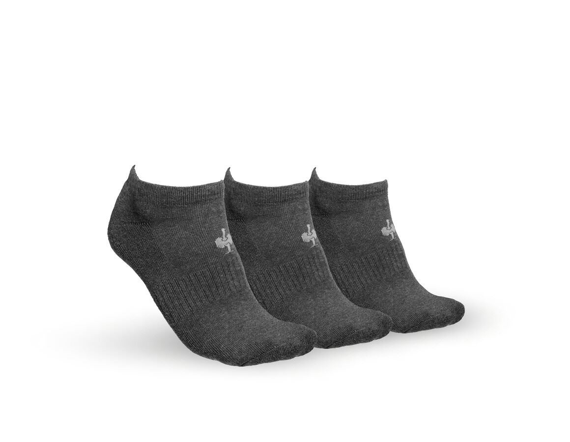 Sockor | Strumpor: e.s. allroundstrumpor Classic light/low, 3-pack + antracit