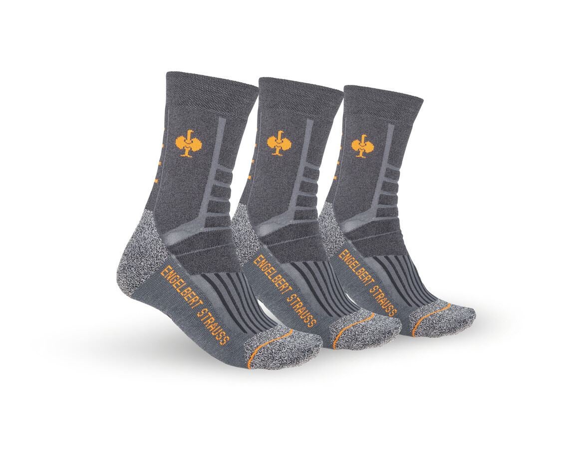 Sockor | Strumpor: e.s. allroundstrumpor function warm/high + mörkgrå melange