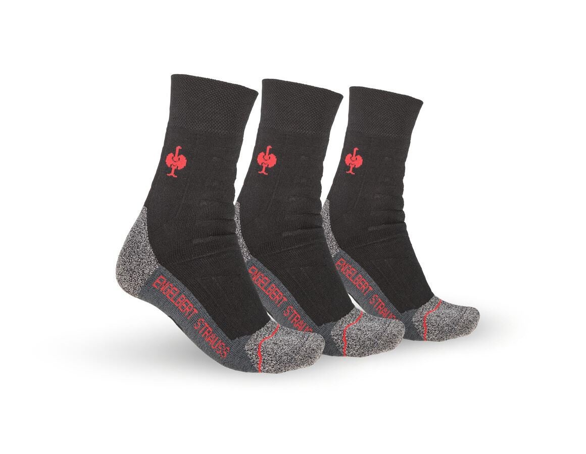 Socks: e.s. Allround socks function x-warm/high + black