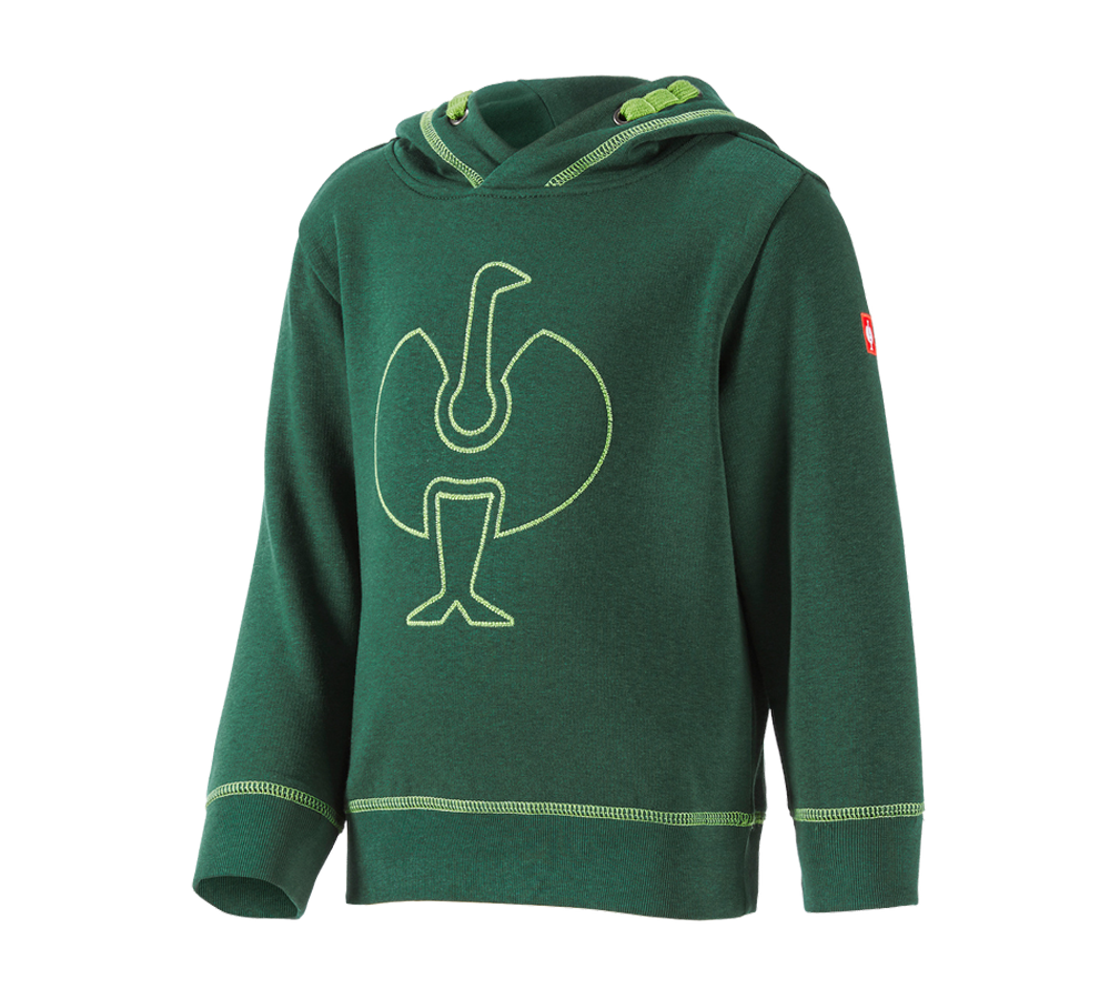 Överdelar: Hoody-Sweatshirt e.s.motion 2020, barn + grön/sjögrön