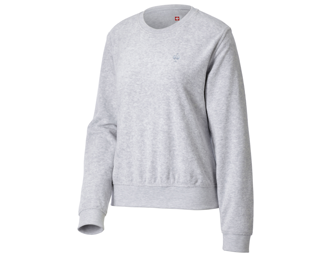 Shirts, Pullover & more: e.s. Sweatshirt Terry, ladies' + grey melange