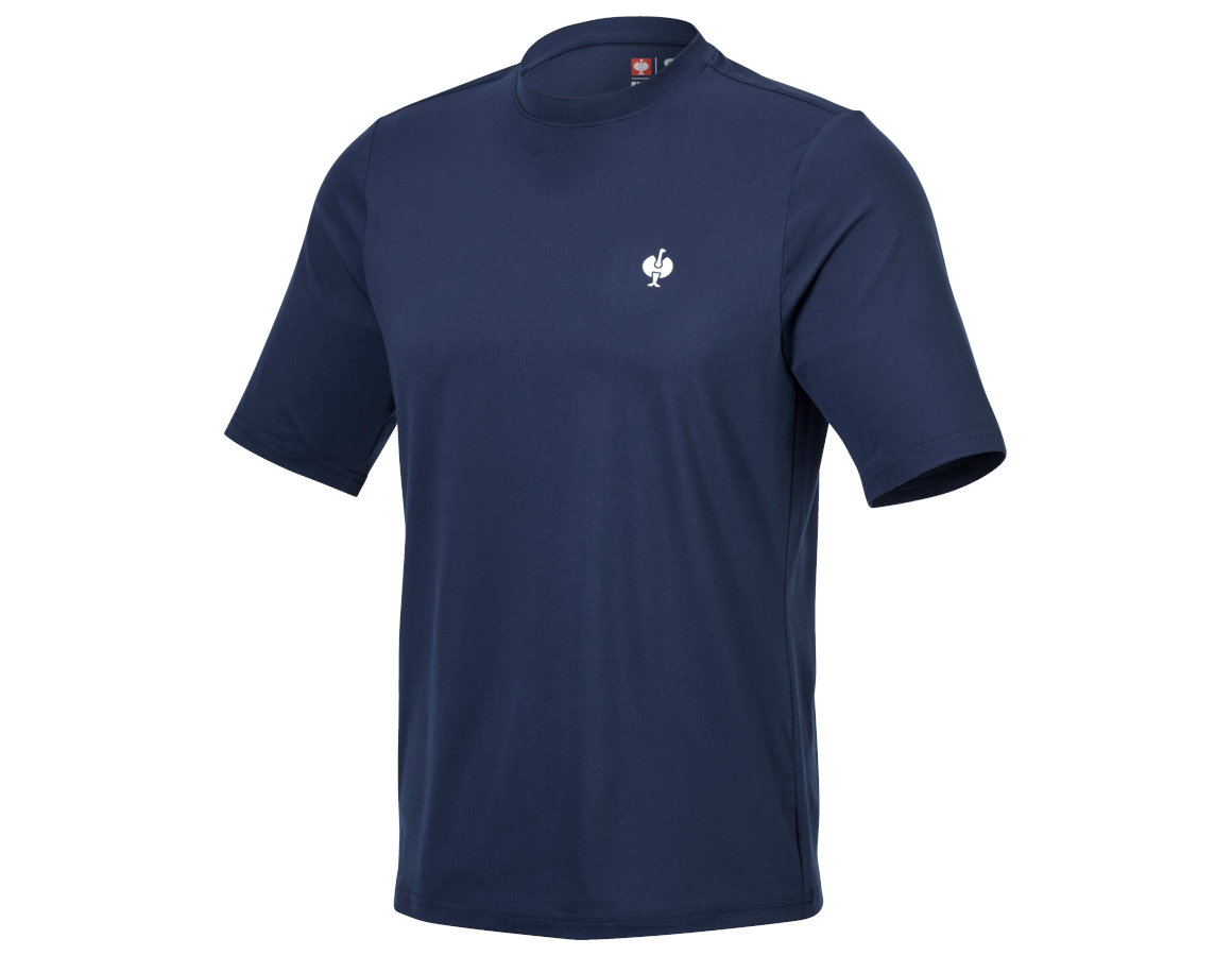 Shirts, Pullover & more: Functional t-shirt UV e.s.trail + deepblue/white