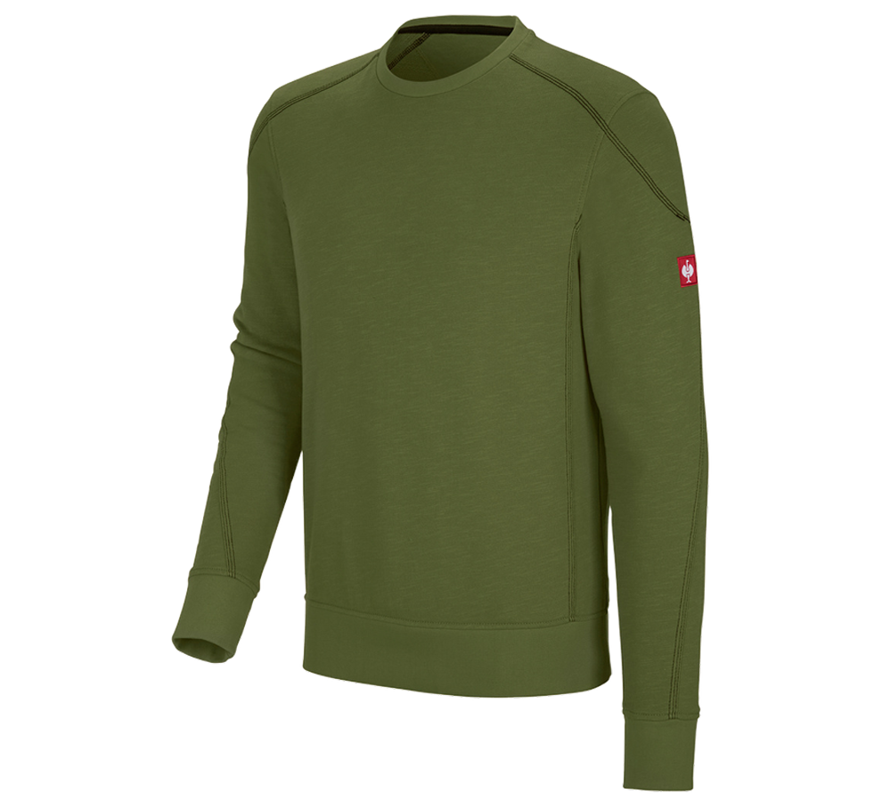 Skogsbruk / Trädgård: Sweatshirt cotton slub e.s.roughtough + skog