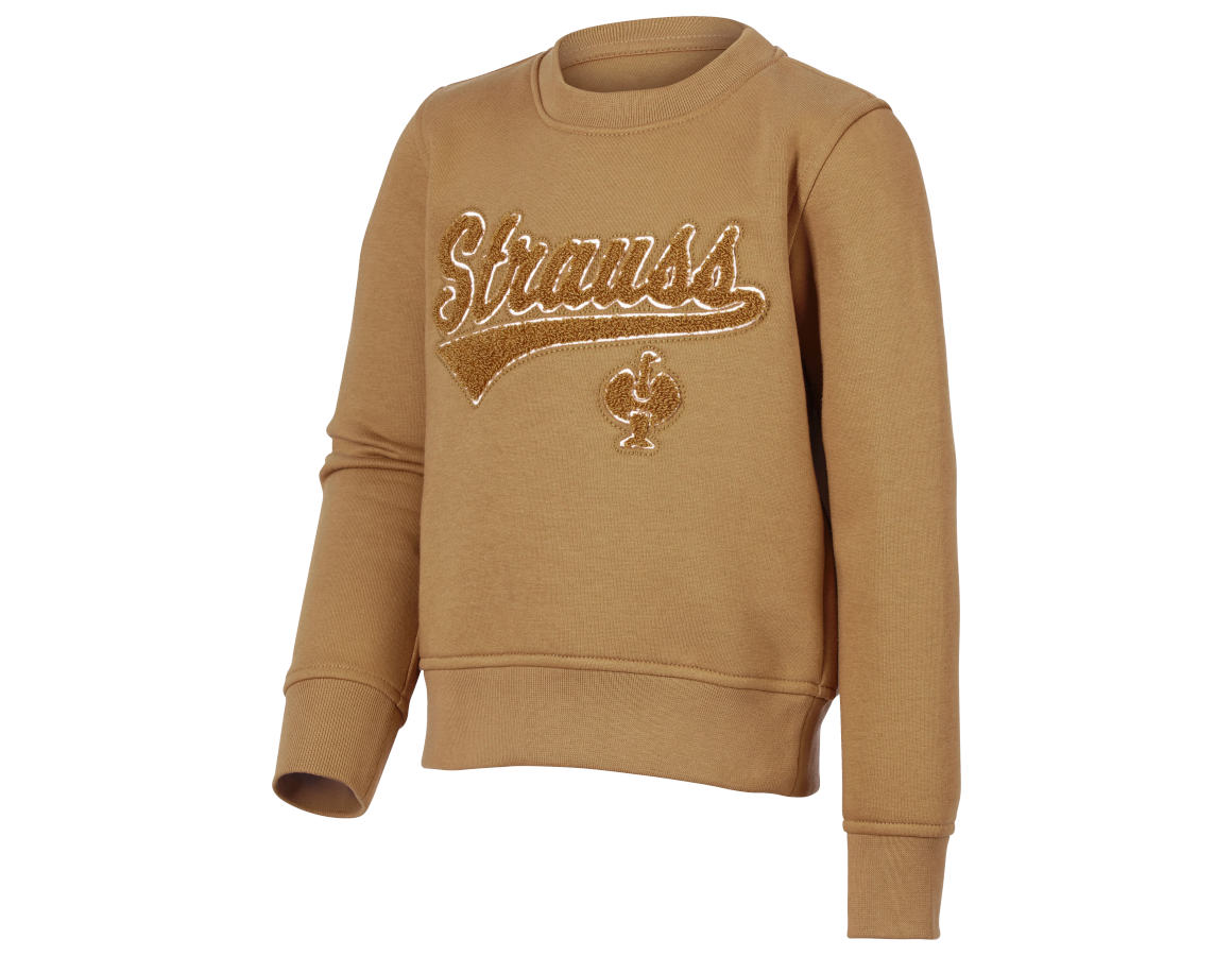 Shirts, Pullover & more: Sweatshirt e.s.e:pic, children's + almondbrown