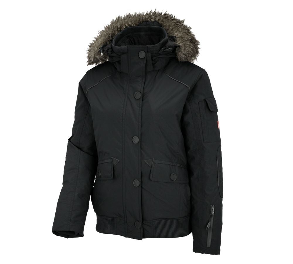 Work Jackets: Winter blouson e.s.vision, ladies' + black