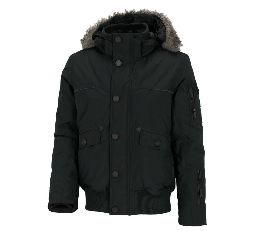 Work Jackets: Winter blouson e.s.vision, men's + black