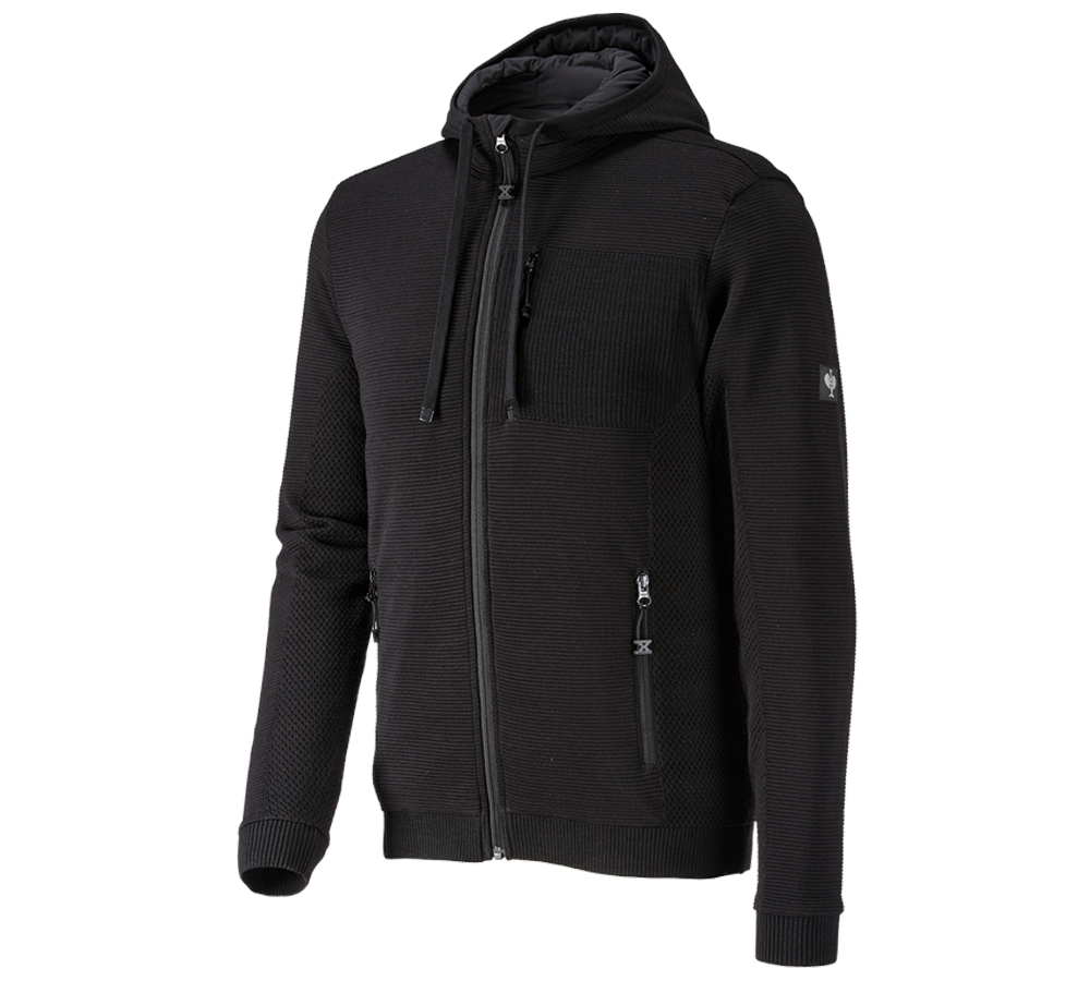 Arbetsjackor: Windbreaker huvjacka kofta e.s.motion ten + svart