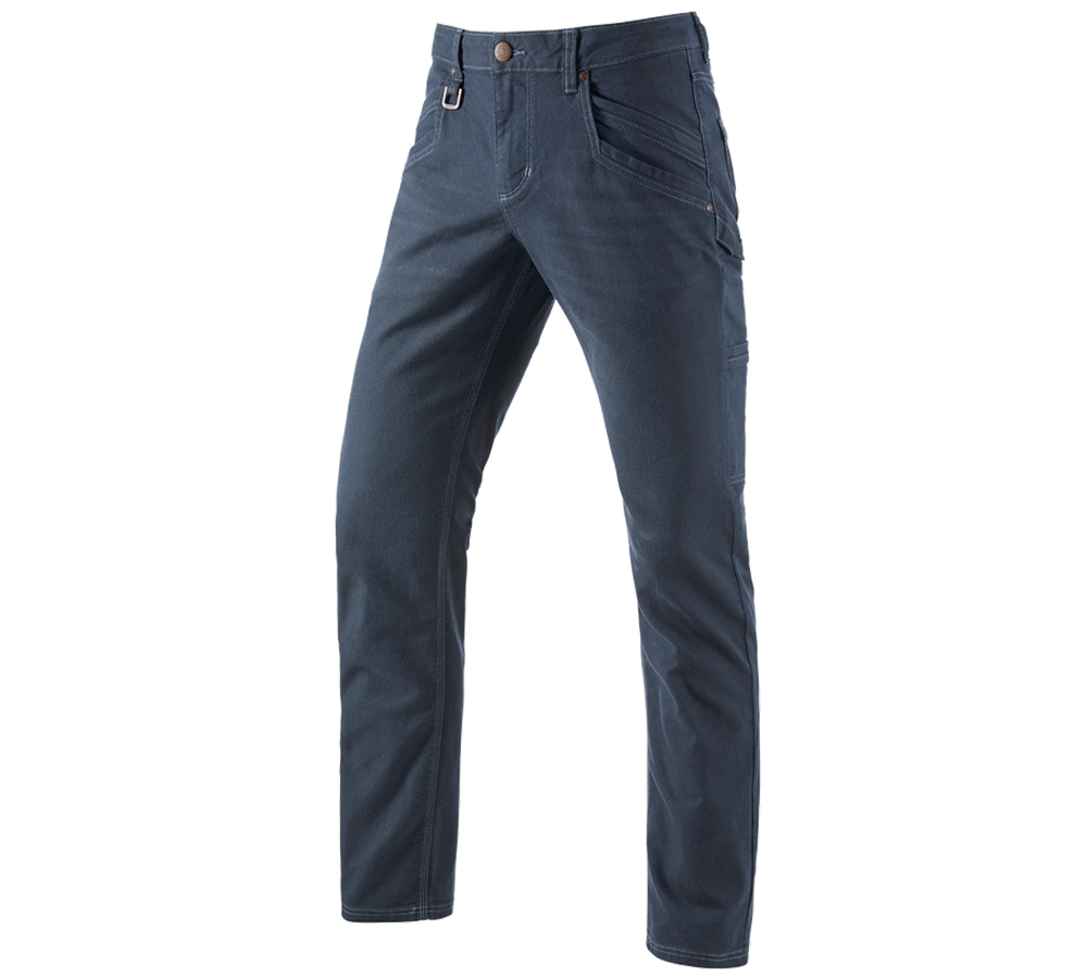 Work Trousers: Multipocket trousers e.s.vintage + arcticblue