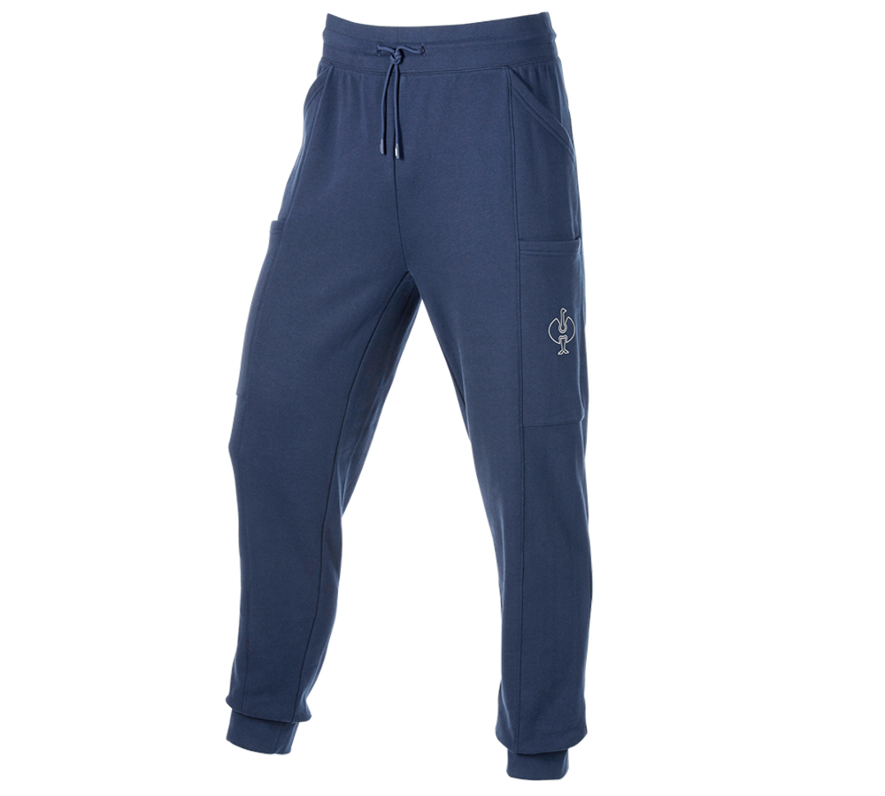 Kläder: Sweat pants light e.s.trail + djupblå/vit