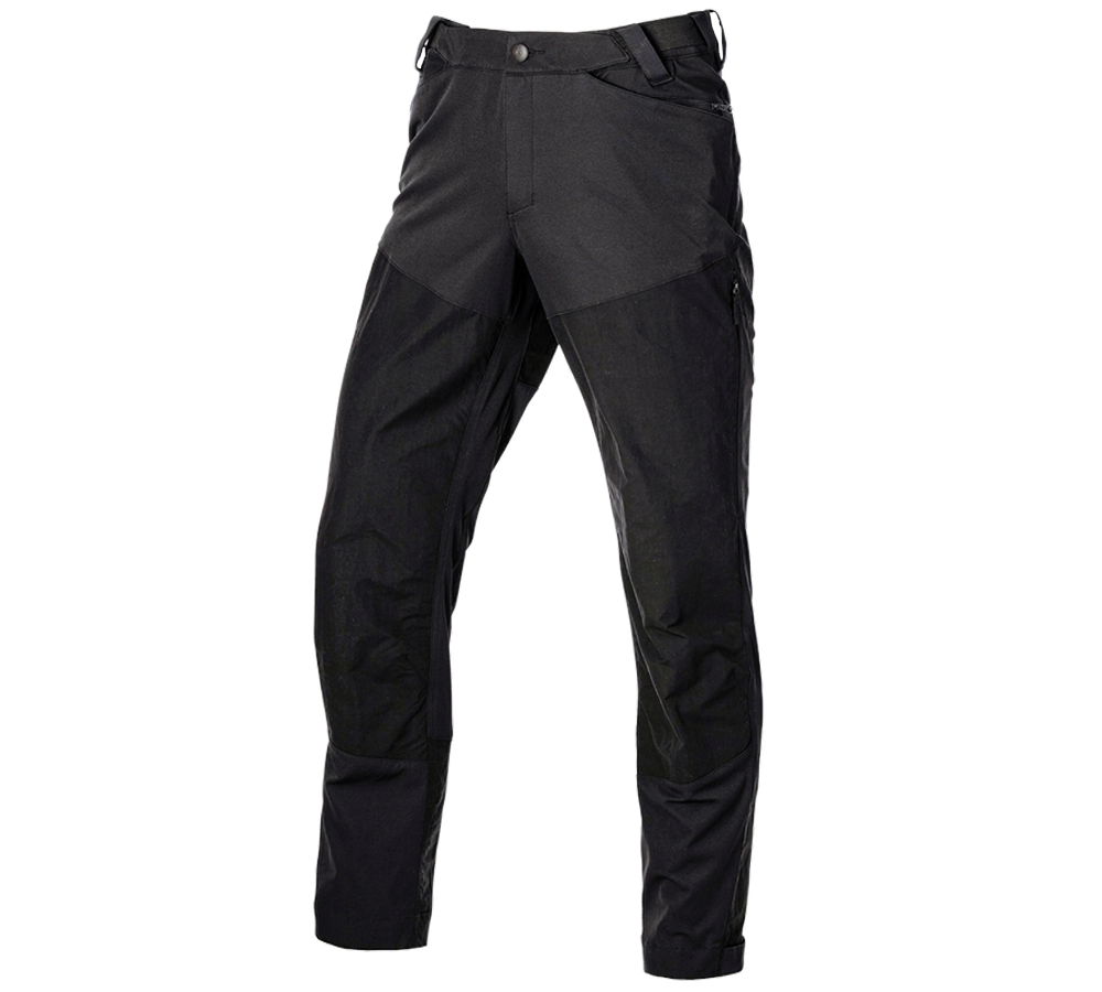 Work Trousers: Hybrid functional trousers e.s.trail + black