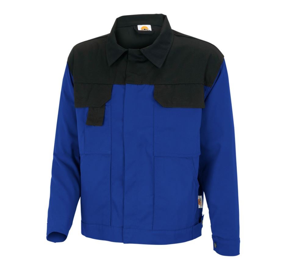 Work Jackets: STONEKIT Work jacket Odense + royal/black