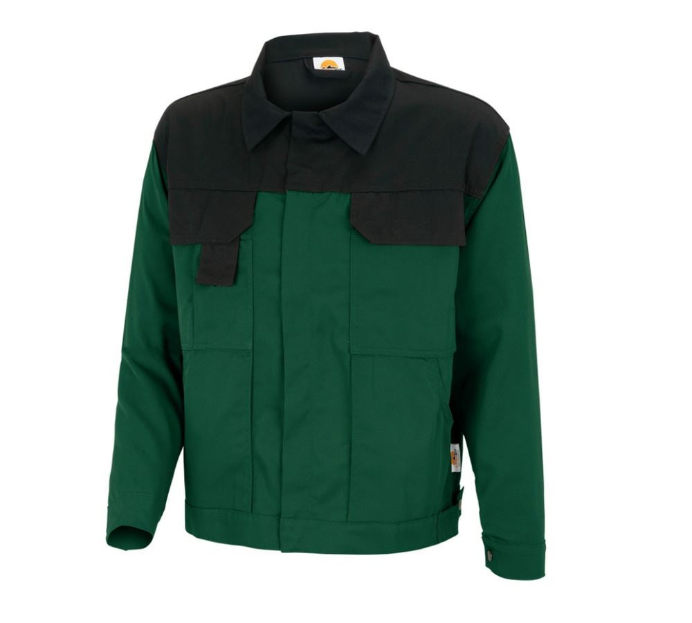 Work Jackets: STONEKIT Work jacket Odense + green/black