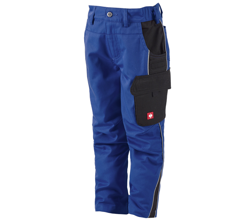 Trousers: Children's trousers e.s.active + royal/black