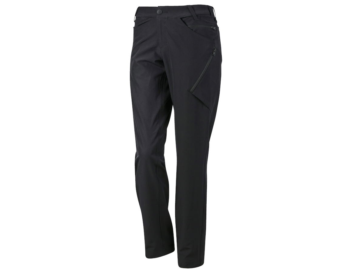 Work Trousers: e.s. Service cargo trousers, ladies' + black