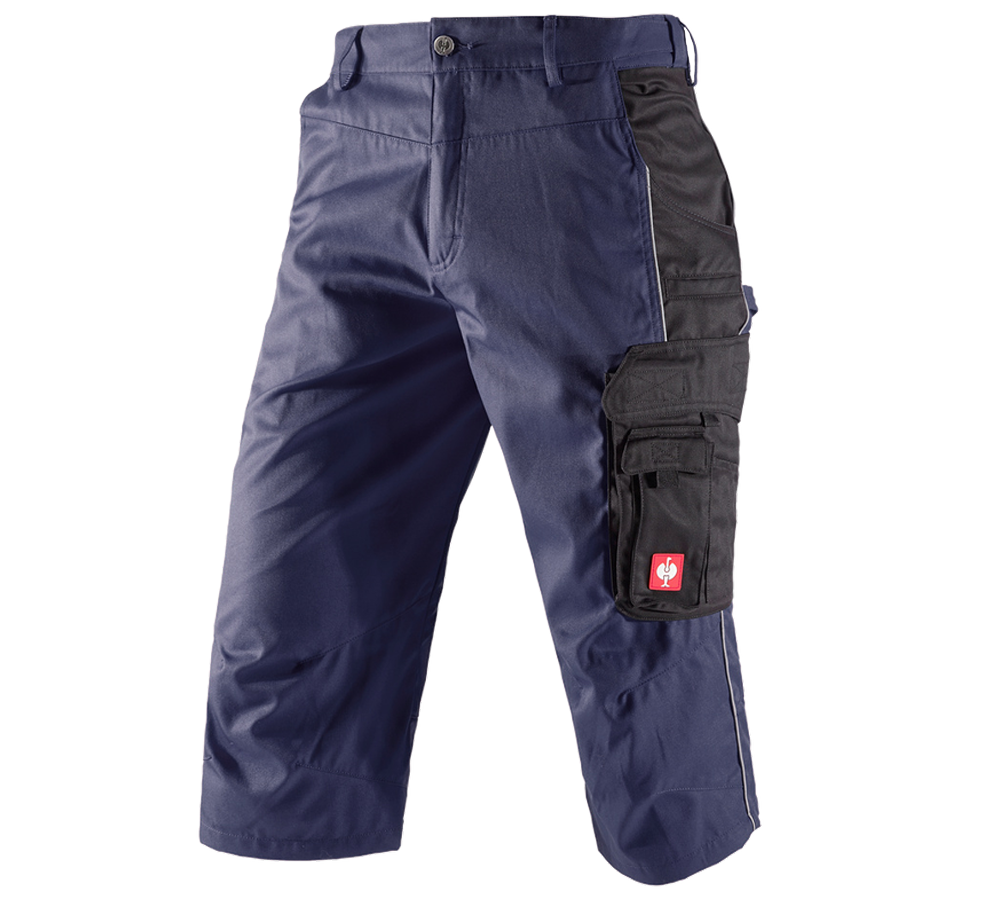 Topics: e.s.active 3/4 length trousers + navy/black