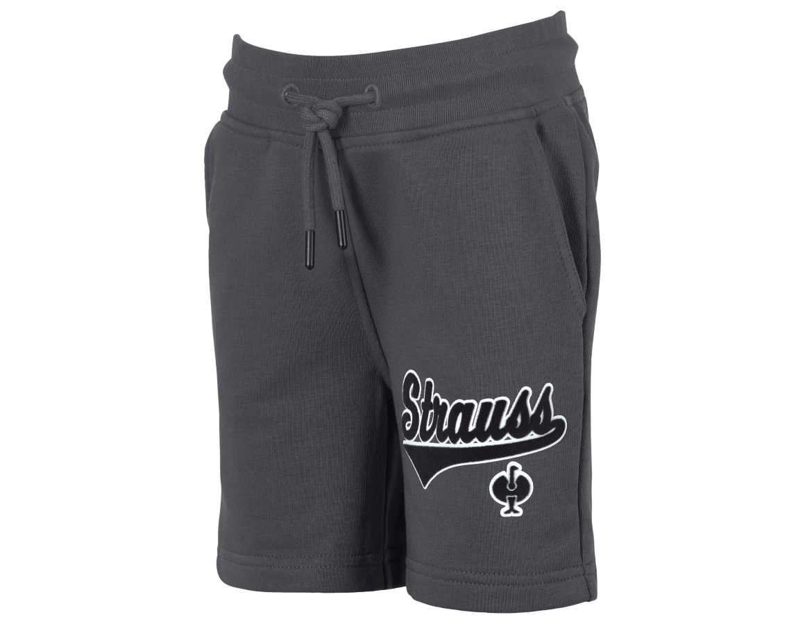 Accessoarer: Sweatshort e.s.e:pic, barn + karbongrå