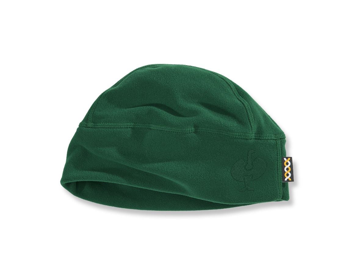 Accessories: e.s. FIBERTWIN® microfleece cap + green