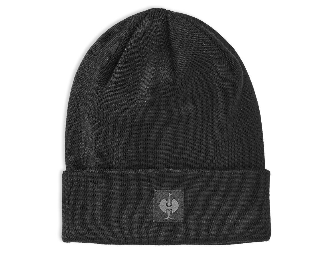 Accessories: Knitted hat e.s.iconic + black
