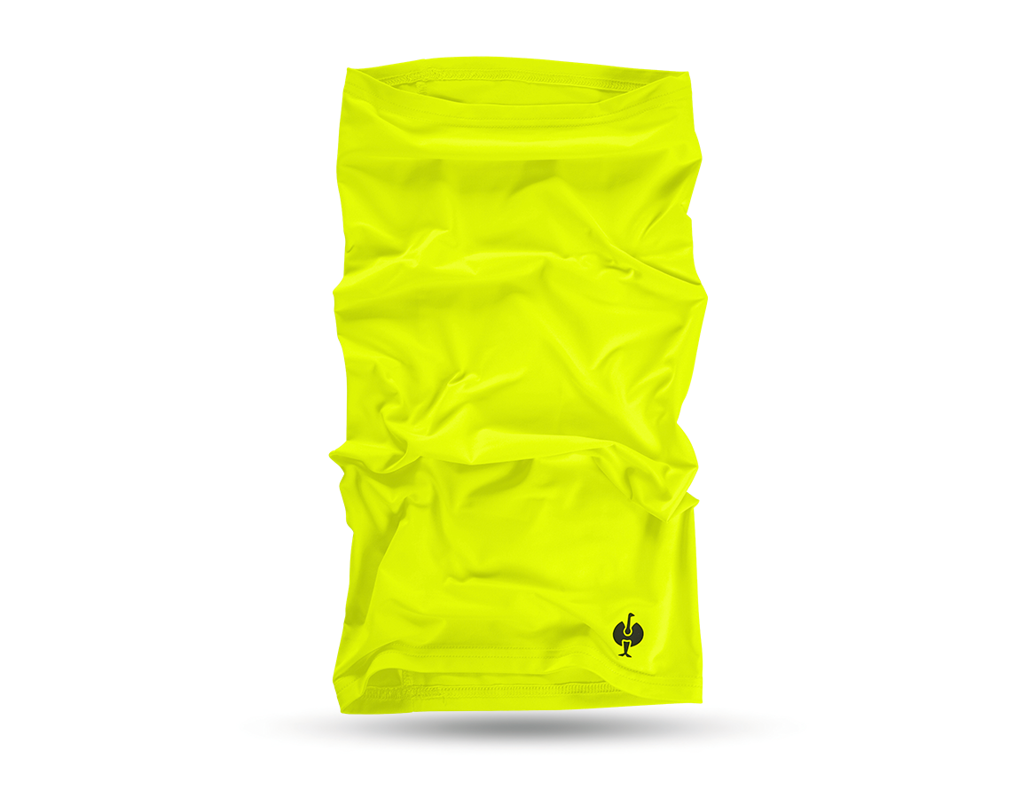 Accessories: Multifunctional scarf UV e.s.trail + high-vis yellow/black
