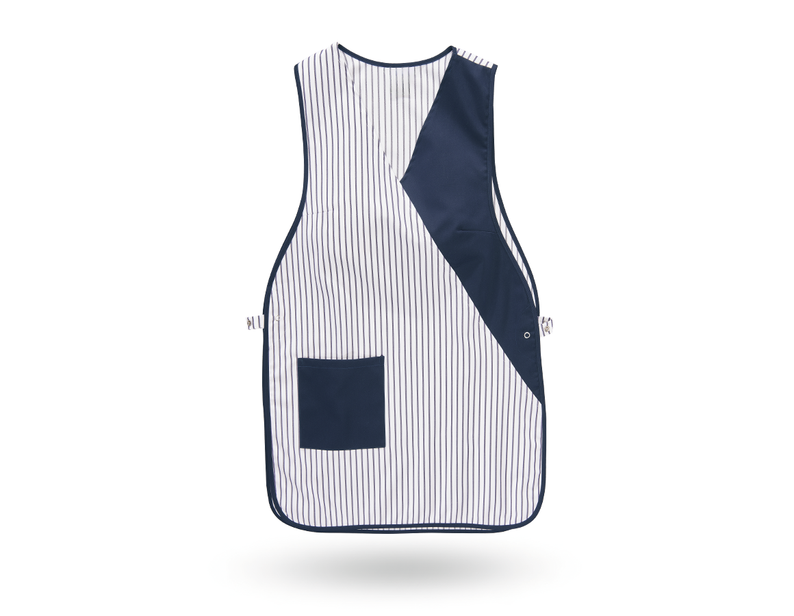 Aprons: Tabards Sandra + white/navy