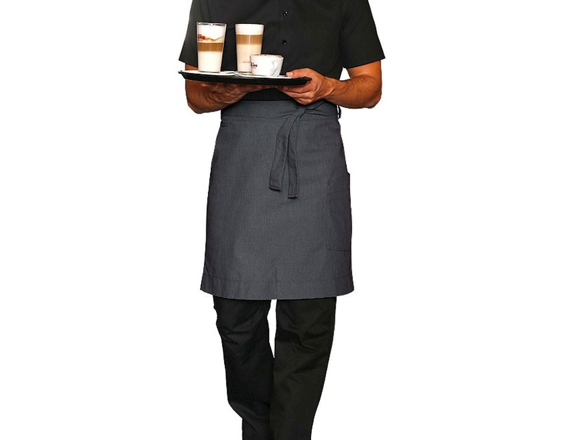 Aprons: Mid-Length Apron e.s.fusion, men's + cement melange