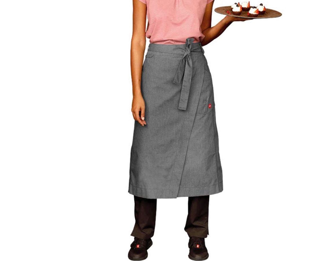 Aprons: Catering Apron e.s.fusion, ladies' + cement melange