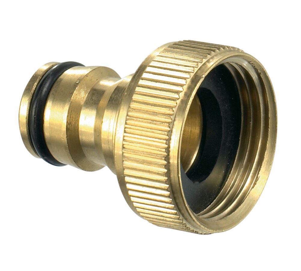 Hoses: Tap connector with inner thread on plug system