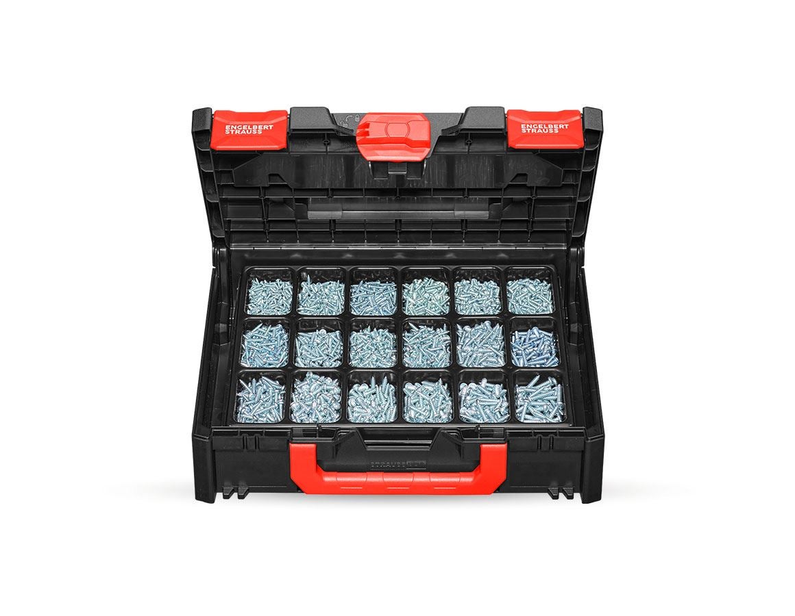 Screws: Sheet metal screws DIN 7981 galvanised STRAUSSbox