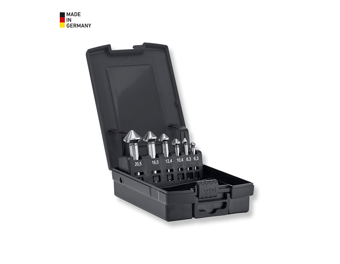 Drills: e.s. Counter sink set HSS ultimate