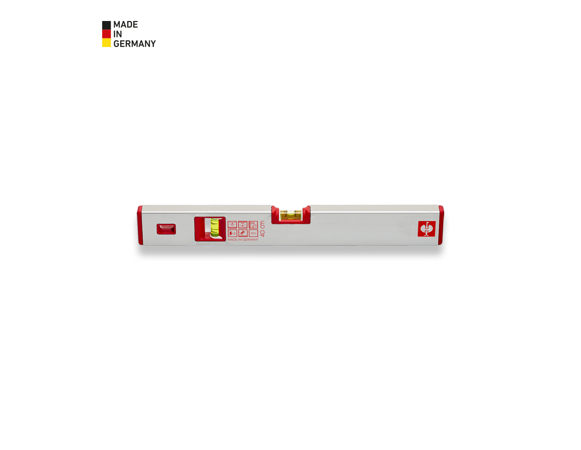 Measuring tools: e.s. Aluminium spirit level classic