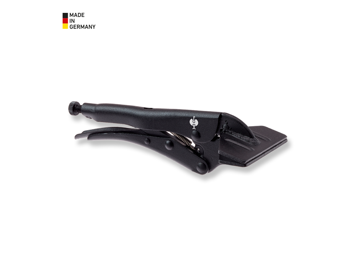 Tongs: e.s. Sheet metal gripping pliers