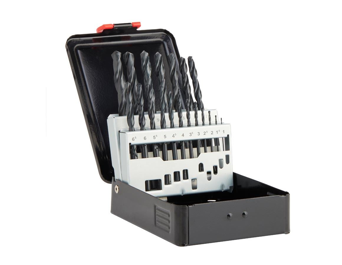 Drills: e.s. HSS-R metal spiral drill set eco